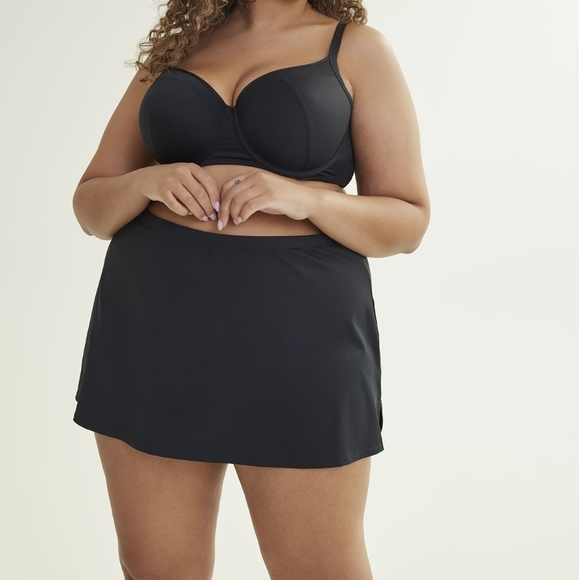 Penningtons Other - Penningtons Swim Skirt Bikini Bottoms Black Brief Swimsuit Plus Size 2X